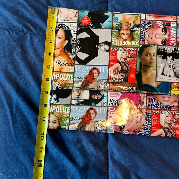 MAGAZINE Celebrity Print Bag/ Envelope/ Clutch • Medium • Multiple Colors • - Picture 5 of 8
